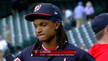 CJ Abrams discusses his plate discipline