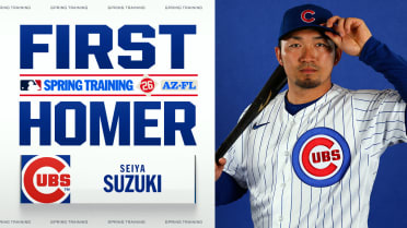Seiya Suzuki's first Spring Training home run