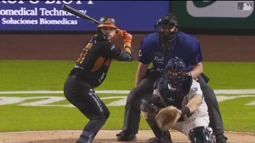 César Salazar's solo home run