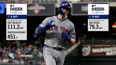 Brett Baty hits 111.2 mph, 451-foot home run