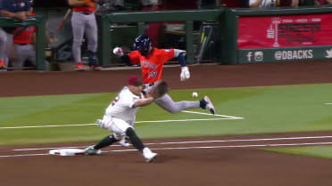Ketel Marte nabs Brice Matthews after review