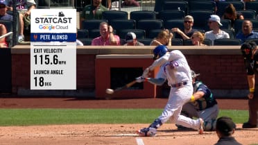 Pete Alonso's 115.6 mph home run