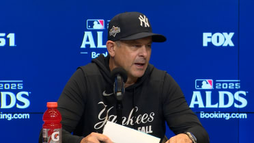 Aaron Boone talks pitching in Game 1 loss