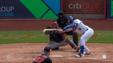 Hayden Senger's sacrifice bunt