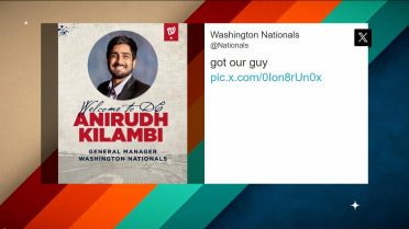 Nationals hire Anirudh Kilambi as general manager