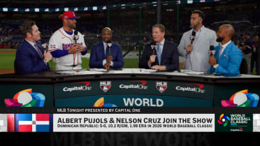 Albert Pujols and Nelson Cruz join MLB Tonight 