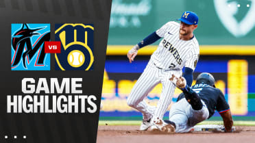 Marlins vs. Brewers Highlights