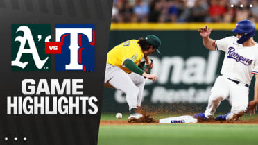 Athletics vs. Rangers Highlights 