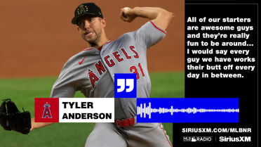 Tyler Anderson on pitching staff, Ron Washington