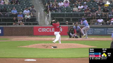 Jefferson Rojas homers (13) on a fly ball to left field. Hayden Cantrelle scores. Karson Simas scores.