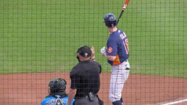 Zach Cole's first homer of spring