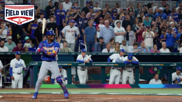 Vista de campo: Hit productor de Ronald Acuña Jr.