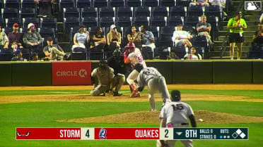 Marlon Quintero singles on a line drive to right fielder George Bilecki. Ryland Zaborowski scores. Kevyn Castillo to 3rd.