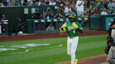 Lawrence Butler's two-run home run (8)