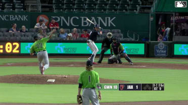 Brayden Taylor homers (4) on a fly ball to right field.
