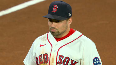 Caleb Durbin throws out Jo Adell at home