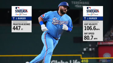 Jake Burger crushes 447-foot home run