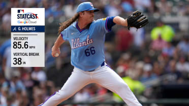 Grant Holmes' nasty slider vs. Nationals 