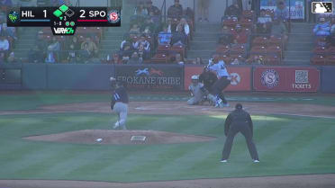 Robert Calaz singles on a ground ball to right fielder Trent Youngblood. Ethan Hedges scores.