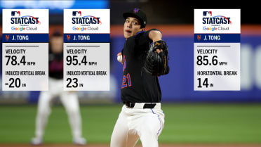 Three of Jonah Tong's strikeouts via statcast