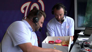 Nats' broadcast celebrates Kevin Frandsen's birthday!
