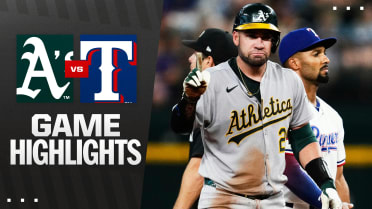 Athletics vs. Rangers Highlights