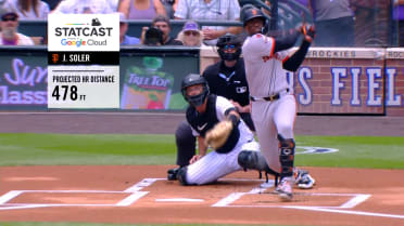 Giants' longest homers of 2024