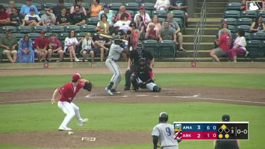 Jansel Luis singles on a line drive to center fielder Jonny Farmelo. Jordan Lawlar scores.
