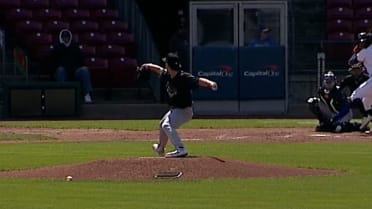 David Shields strikes out eight batters