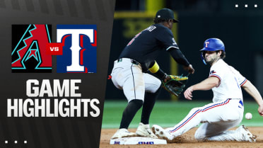 D-backs vs. Rangers Highlights