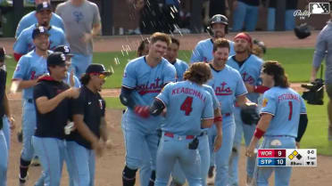 Luke Keaschall walks it off