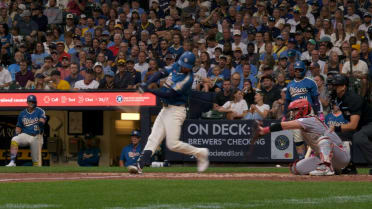 Brice Turang's three-run home run (18)