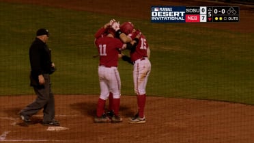 Max Buettenback crushes a two-run homer