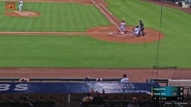 Dylan Campbell's RBI double for Surprise