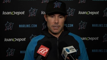 Skip Schumaker talks Marlins' 3-2 loss