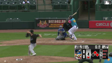 Nate Nankil doubles (3) on a line drive to left fielder Luke Pelzer. Devin Taylor scores. Myles Naylor scores.