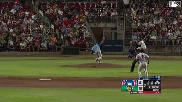 Yasser Mercedes singles on a ground ball to left fielder Jose Escobar. Graham Brown scores. Dameury Pena to 3rd.