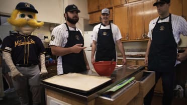 Three members of The Firemen visit a Fire Station