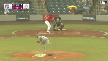 Bo Davidson homers (17) on a fly ball to left center field.