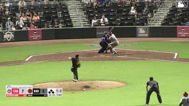 Alfredo Duno singles on a ground ball to left fielder Carter Trice. Cade Hunter scores. Carlos Sanchez scores. Carter Graham to 2nd.
