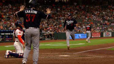 Trevor Larnach's two-run single