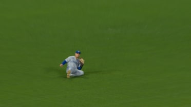 Daulton Varsho's smooth sliding catch