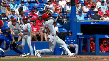 Bryan De La Cruz's first homer of spring