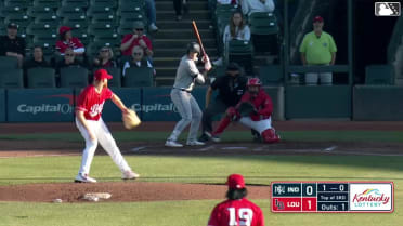 Tyler Callihan homers (5) on a fly ball to right field. Shawn Ross scores.