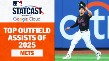 Mets' Top 5 outfield assists of 2025