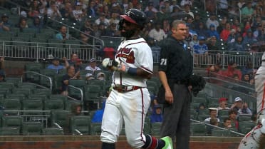 Michael Harris II exits the game with back tightness