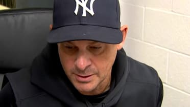 Aaron Boone discusses the Yankees' 8-7 loss