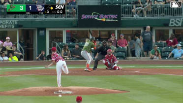 Samuel Basallo plates Adley Rutschman with a double