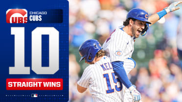 Corbin Martin closes out Cubs' 10th straight win