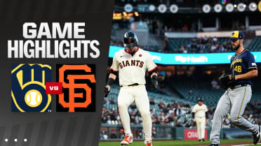 Brewers vs. Giants Highlights